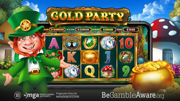 Pragmatic Play Visit Emerald Isle in the new slot game Gold Party