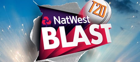 Online na Sportsbook Cricket Betting (2023) 7 England NatWest T20 Blast League (Natwest)